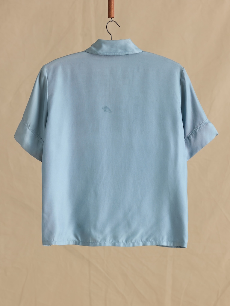 Archive Silk Collared Top Women's Size M