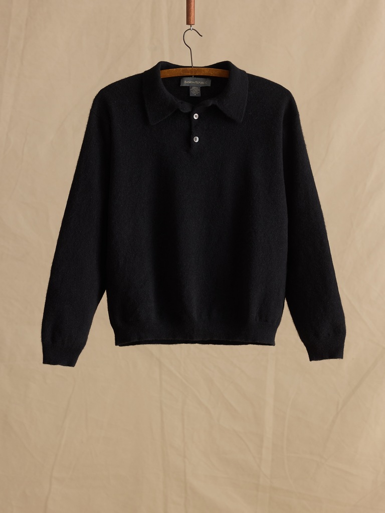Archive Cashmere Polo Sweater Women's Size M