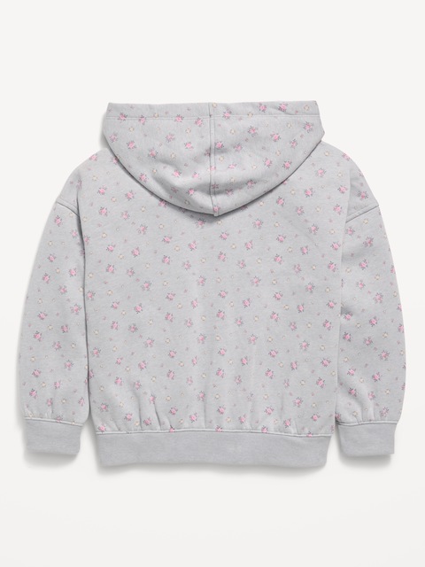 Oversized Graphic Pullover Hoodie for Girls