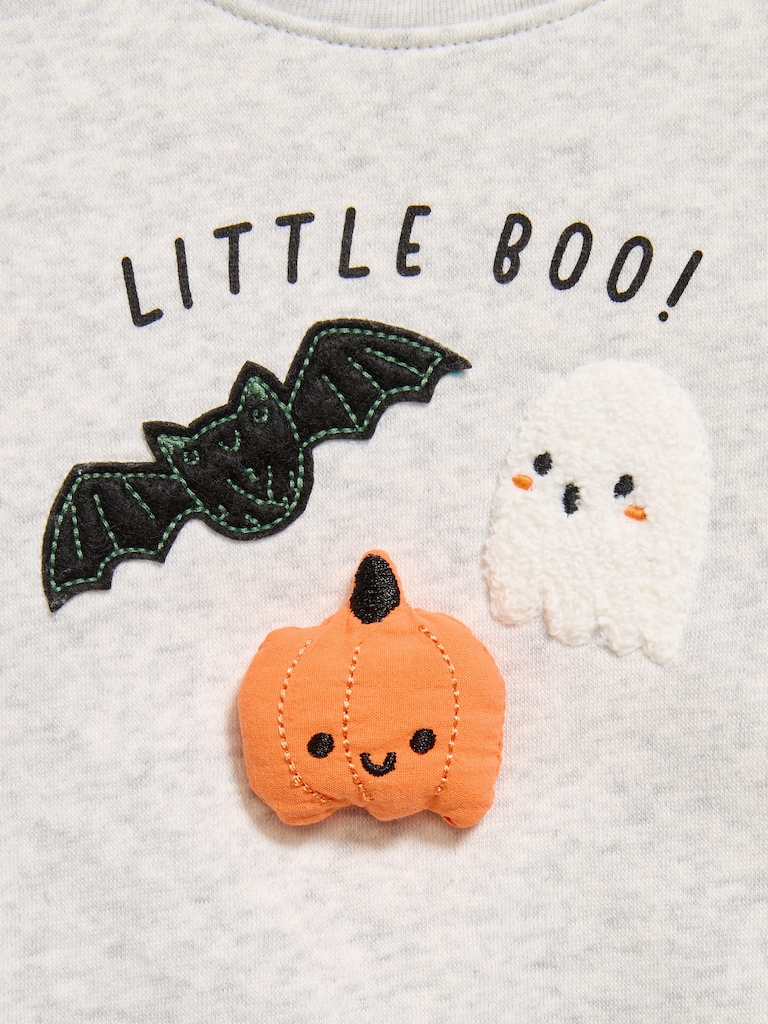 Long-Sleeve Graphic Sweatshirt and Pants Set for Baby