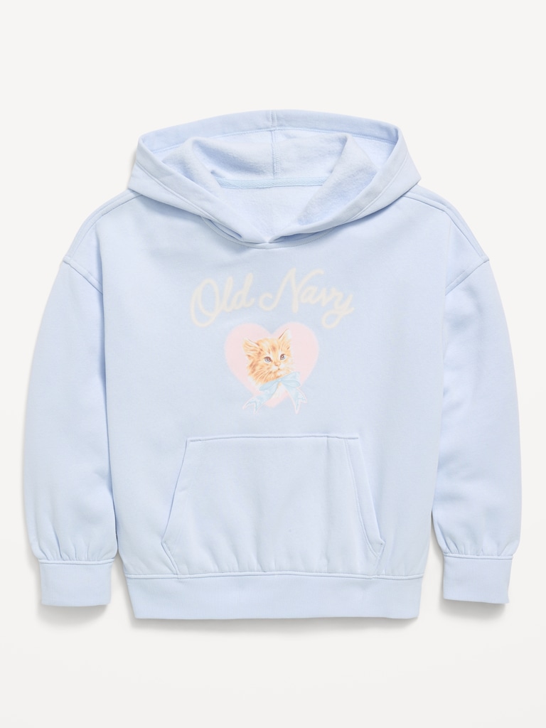 Oversized Pullover Hoodie for Girls
