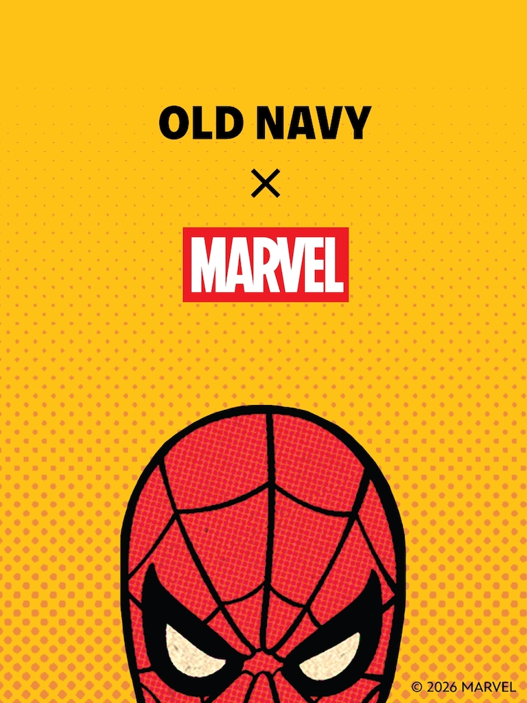 Old Navy x Marvel Spider-Man Baggy Fleece Shorts for Men -- 10-inch inseam
