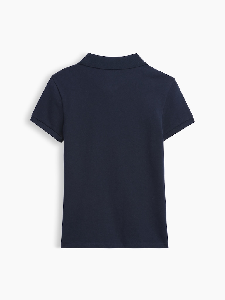 Kids Uniform Stretch Pique Polo Shirt