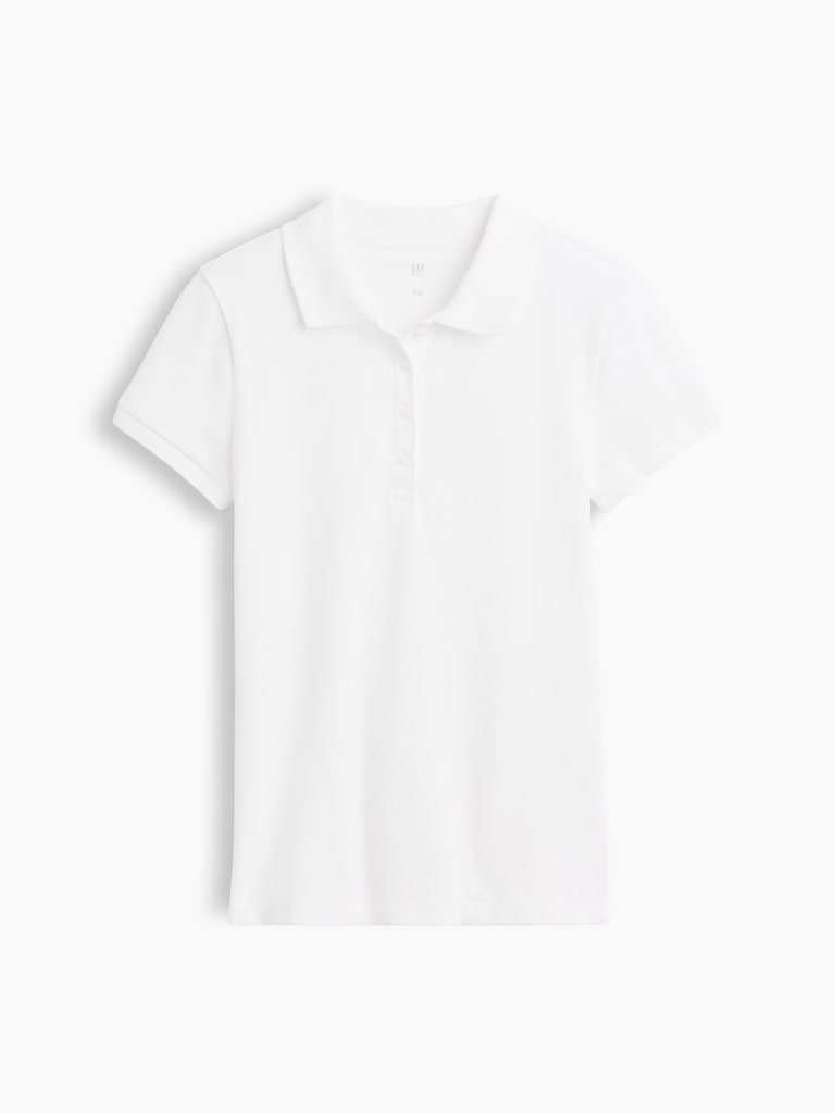 Kids Uniform Stretch Pique Polo Shirt