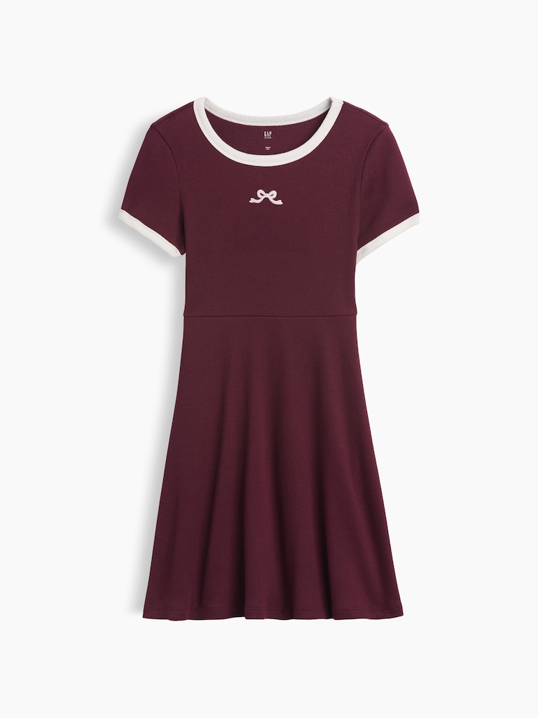 Kids Ribbed Dress