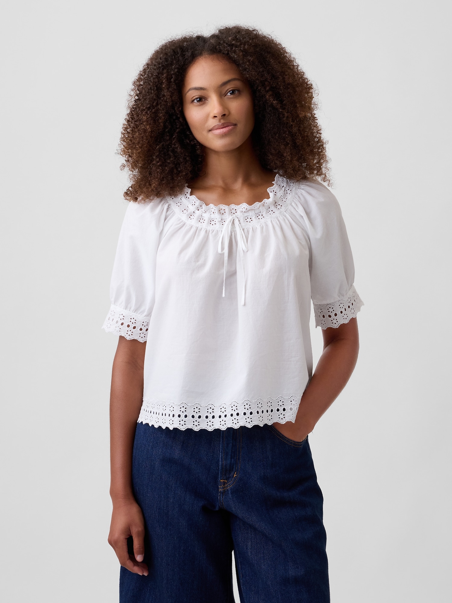 Women's White Shirts & Tops | Gap Factory