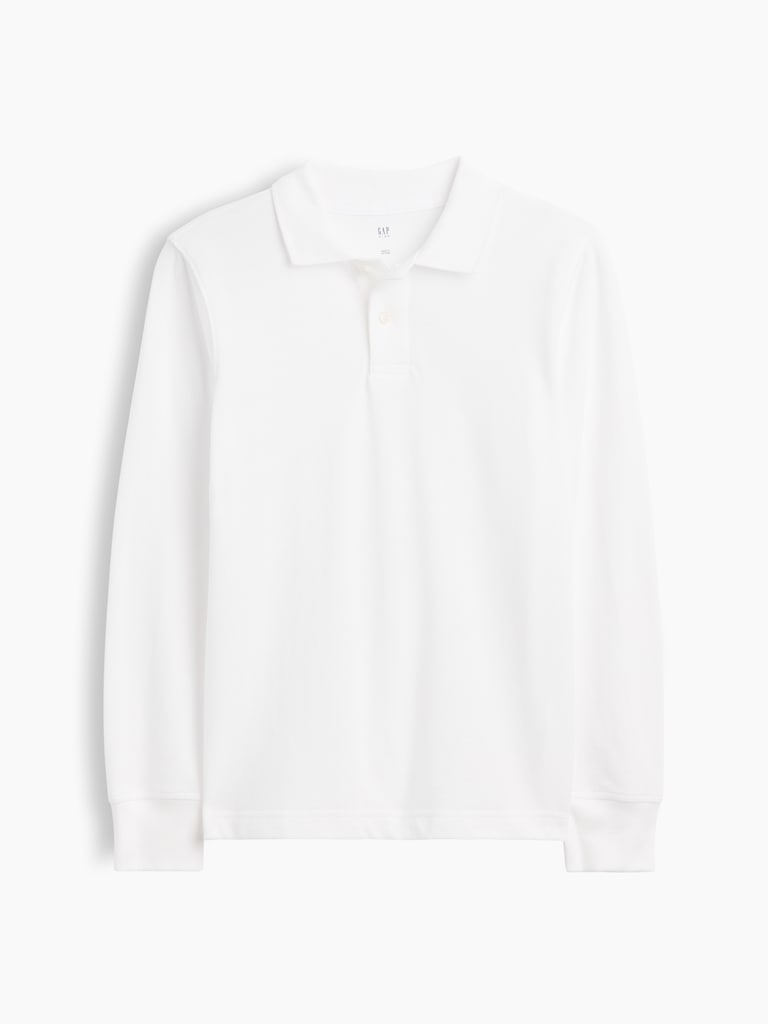 Kids Uniform Pique Polo Shirt
