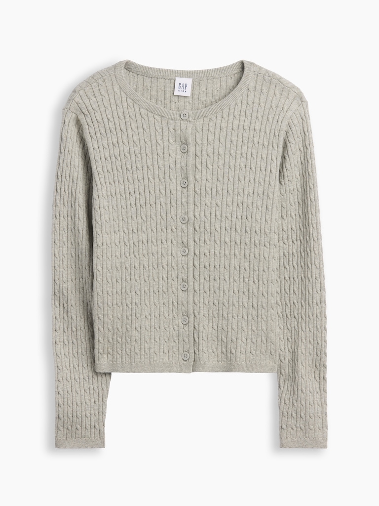 Kids Cable-Knit Cardigan