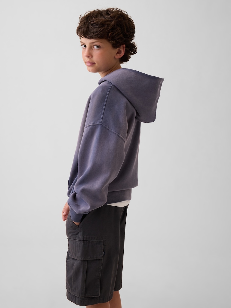 Kids VintageSoft Relaxed Logo Hoodie