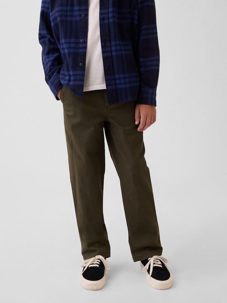 Kids Modern Loose Khakis