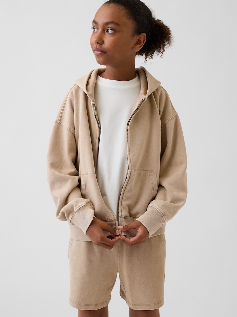 Kids VintageSoft Relaxed Zip Hoodie