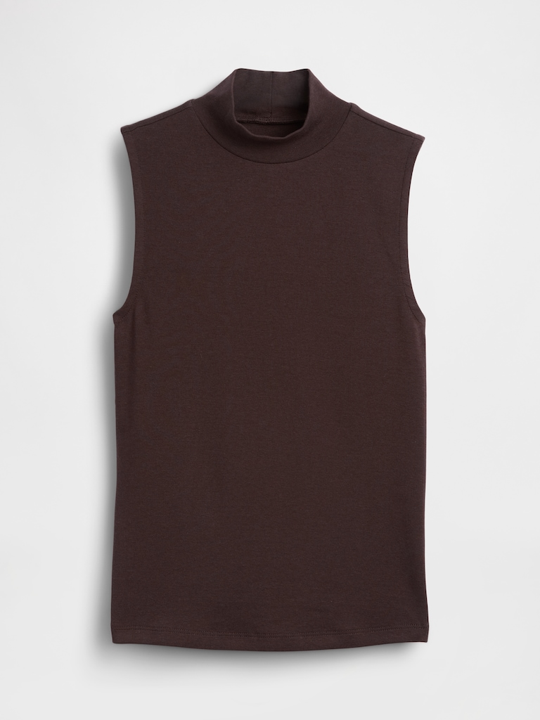 Modern Mockneck Tank Top