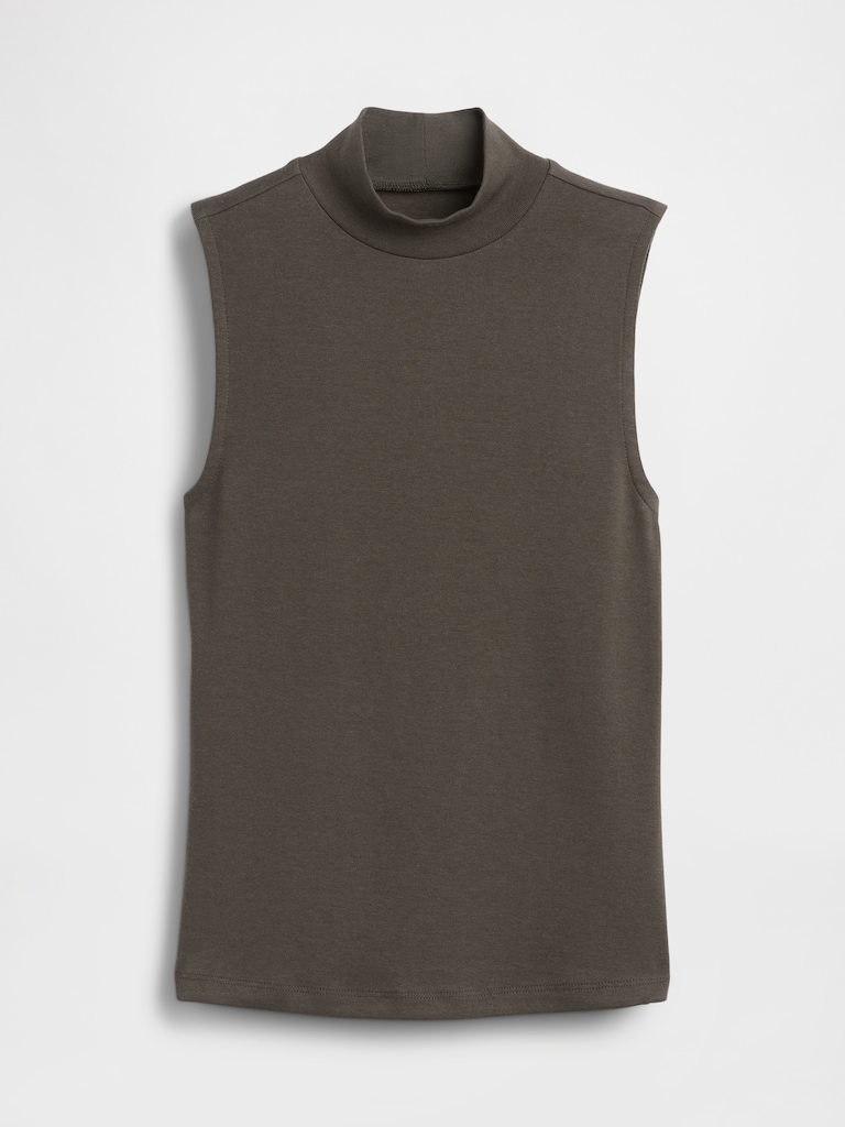 Modern Mockneck Tank Top