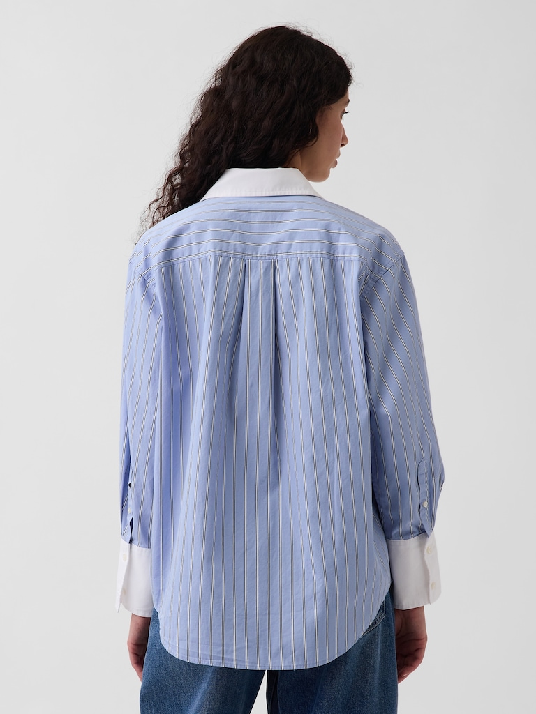 Organic Cotton Poplin Big Shirt