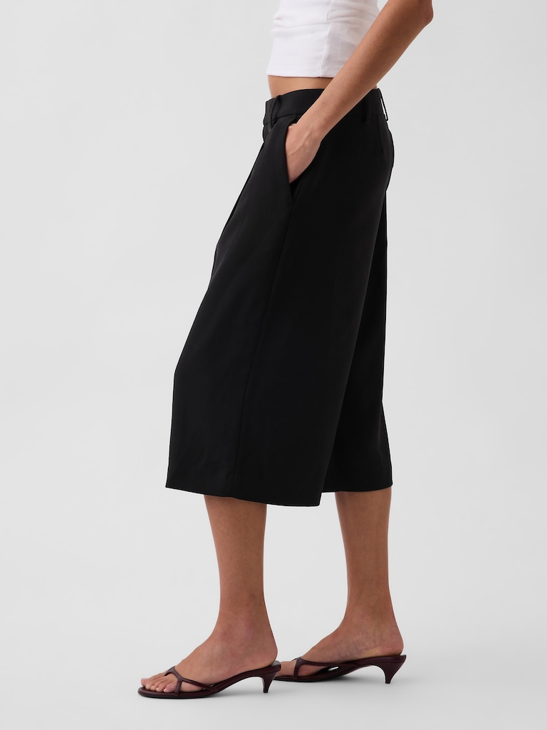 Pantalo gaucho à taille basse