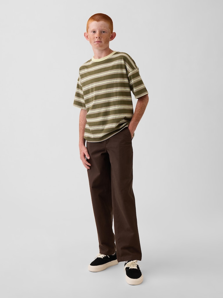 Kids Modern Loose Khakis