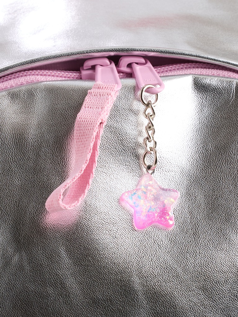 Kids Metallic Charm Backpack