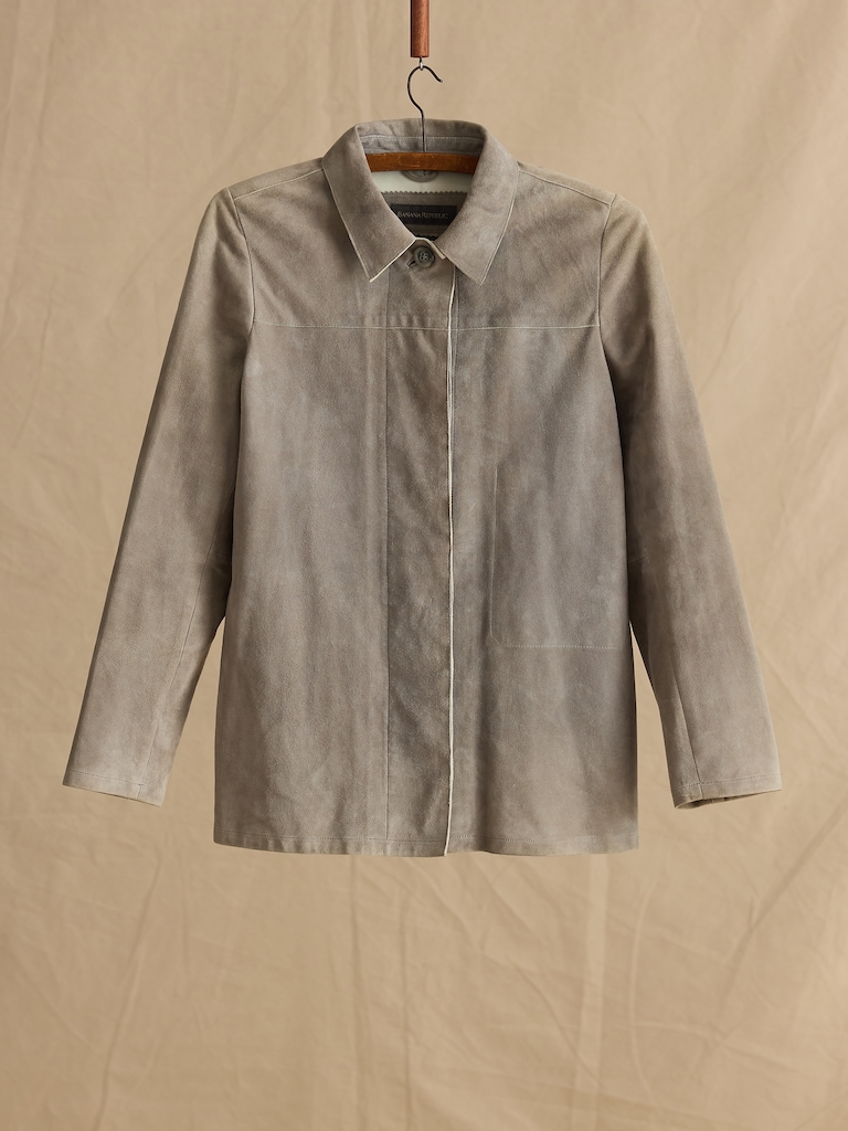 Archive Suede Top-Button Jacket Women's Size XS