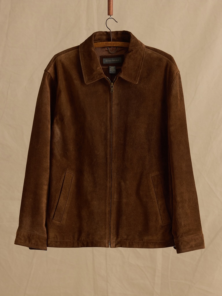 Archive Oversized Suede Jacket Men's Size L