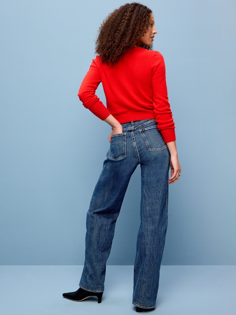 Extra High-Waisted Wide-Leg Jeans