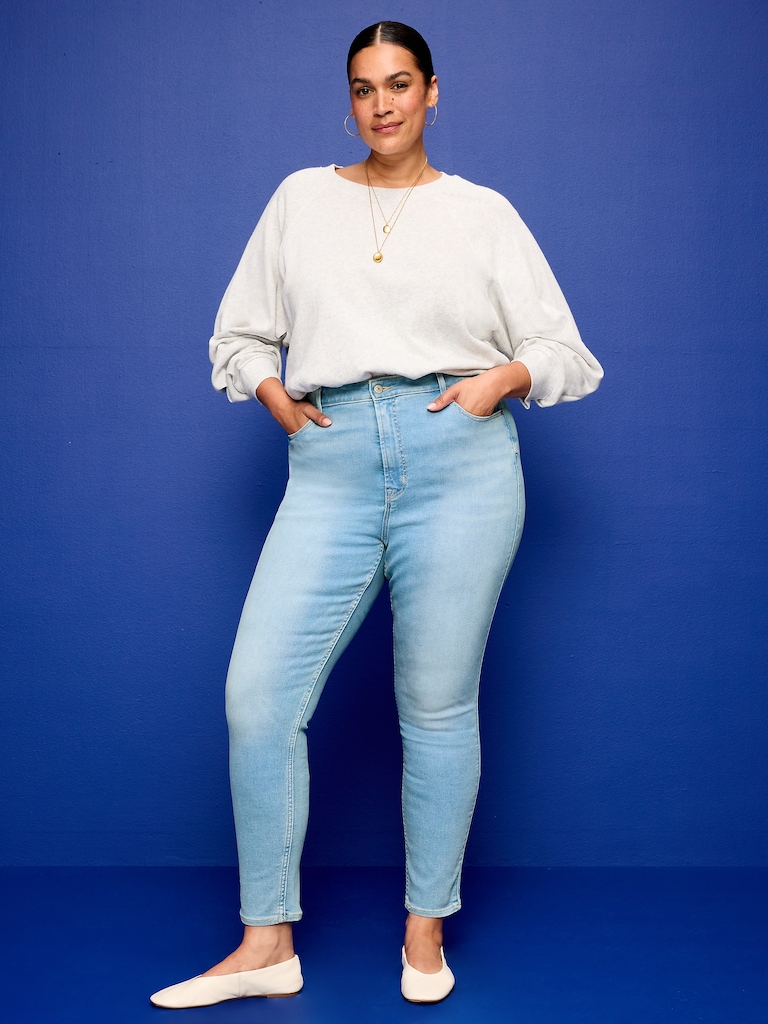 Extra High-Waisted Rockstar 360° Stretch Super-Skinny Jeans