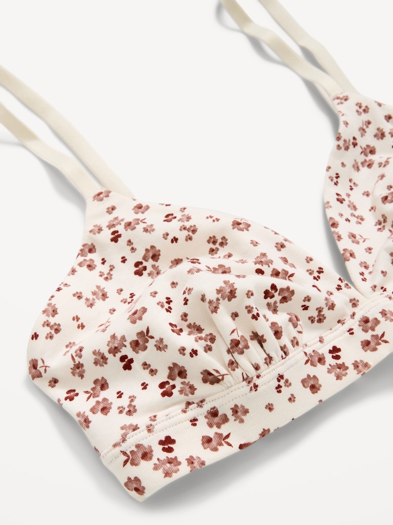 Everyday Cotton Triangle Bralette