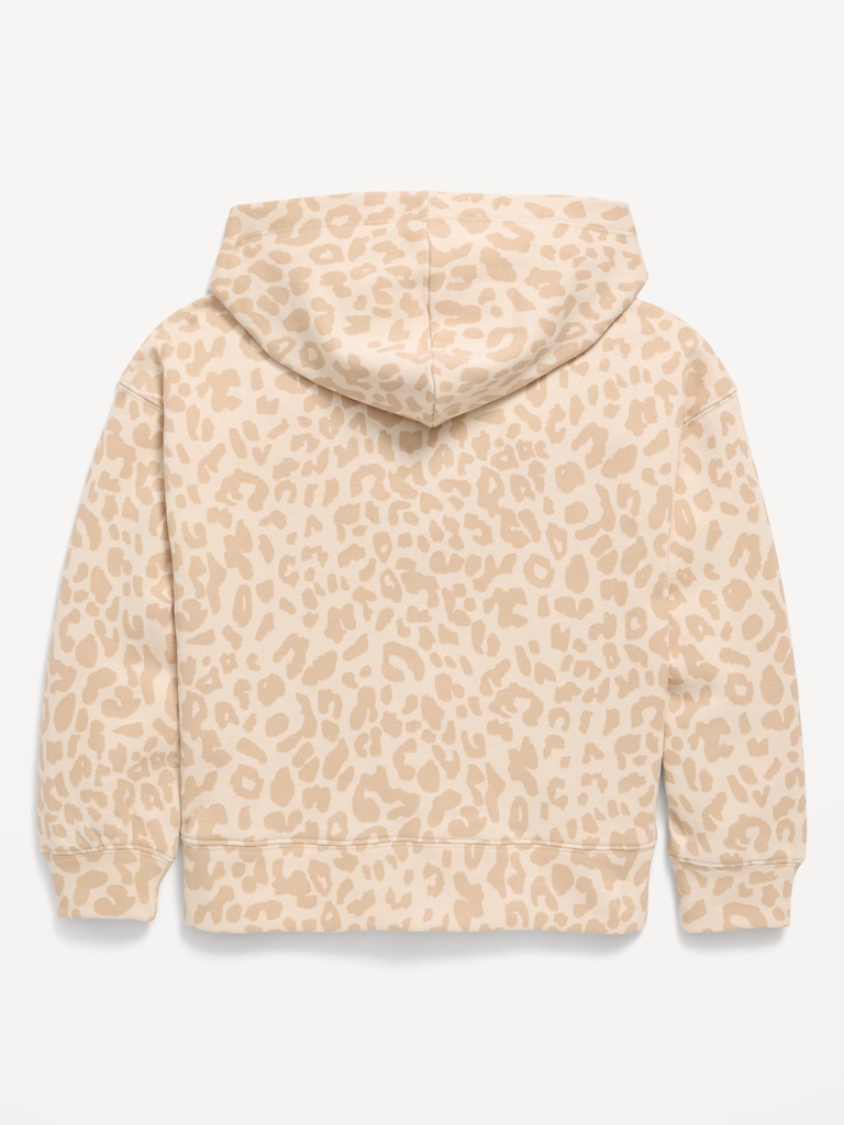 Logo-Graphic Zip Hoodie for Girls