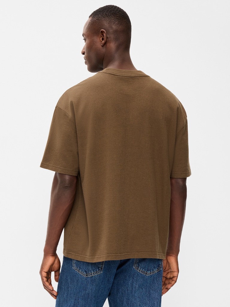 Oversized Heavyweight Garment-Washed T-Shirt