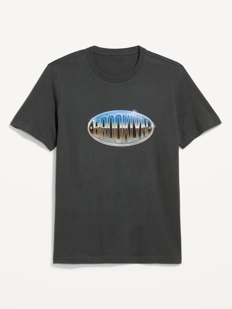 Soft-Washed Crew-Neck Graphic T-Shirt