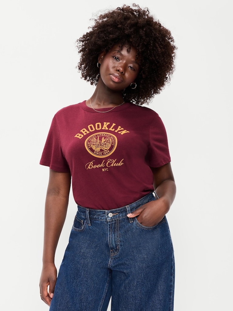 EveryWear Crew-Neck Graphic T-Shirt