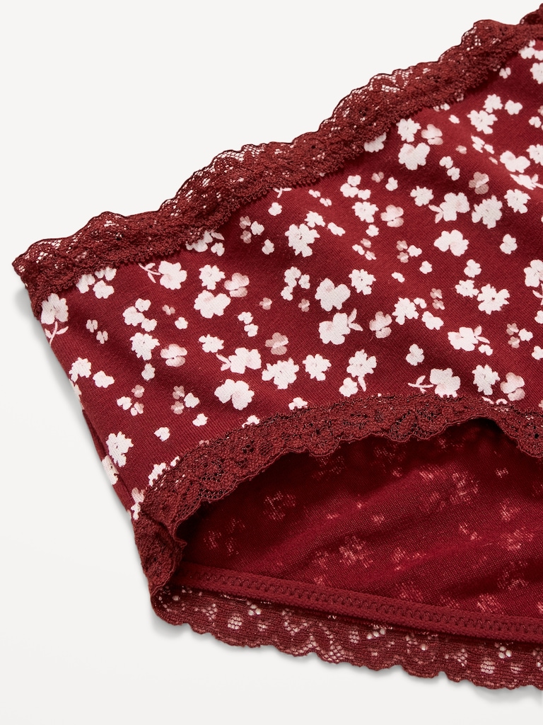 Lace-Trim Hipster Underwear