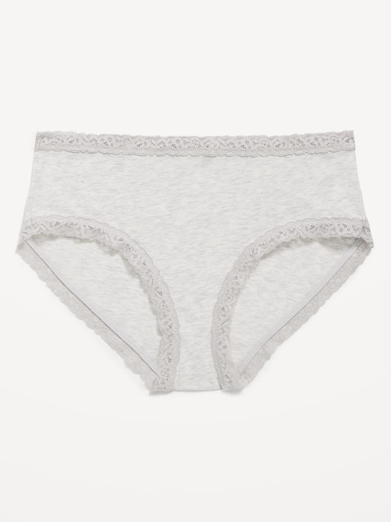 Lace-Trim Hipster Underwear