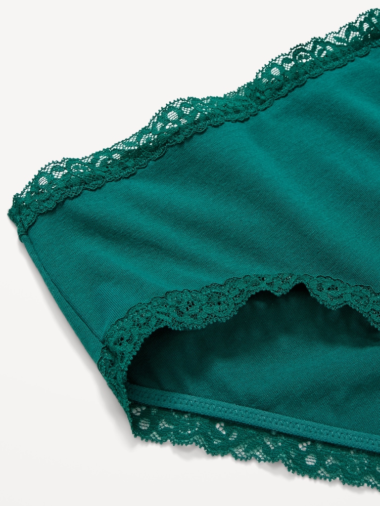 Lace-Trim Hipster Underwear