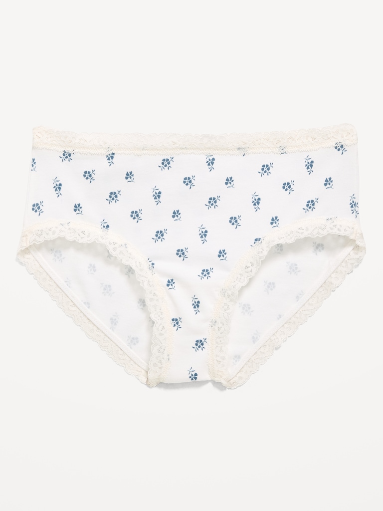 Lace-Trim Hipster Underwear