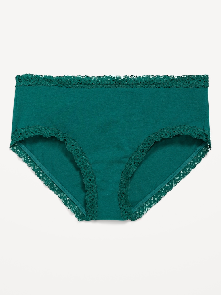 Lace-Trim Hipster Underwear
