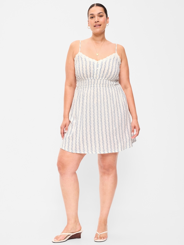 Sleeveless Trousseau Mini Dress