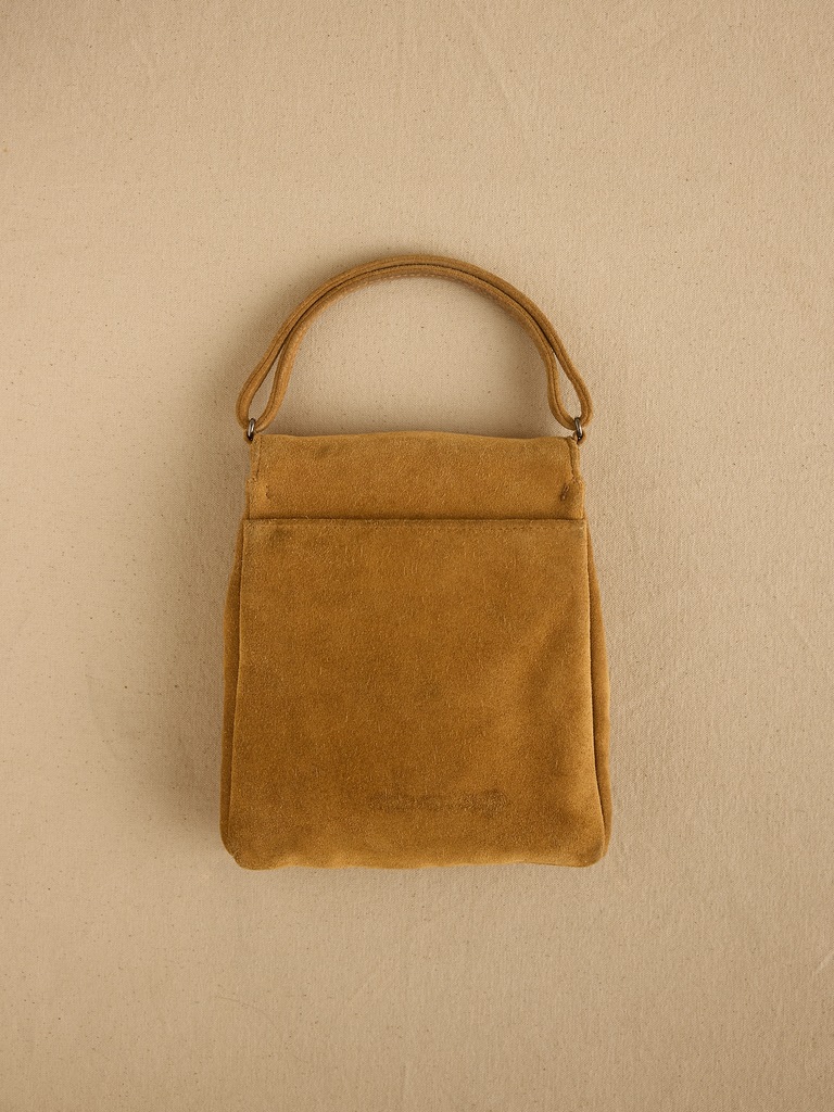Archive Suede Foldover Bag