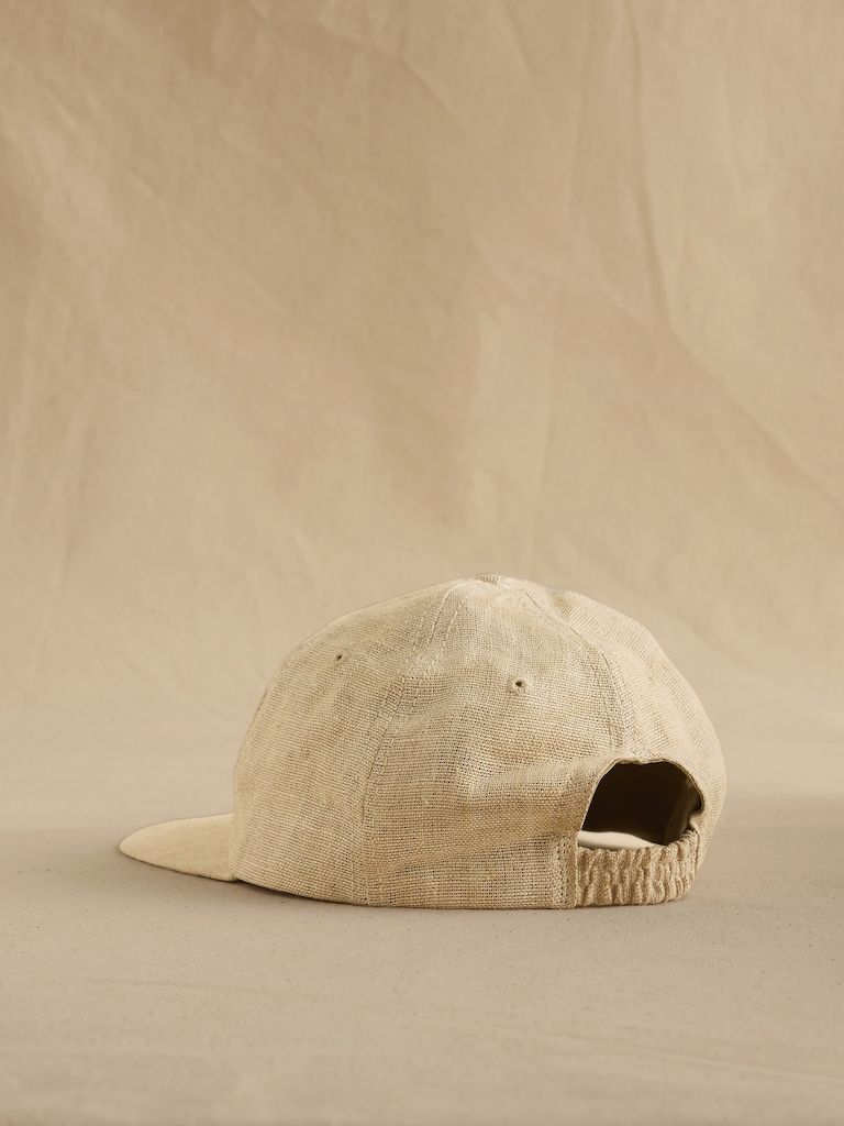 Archive Linen Baseball Cap Women's Size S/M