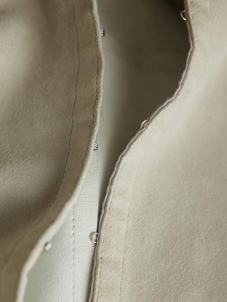 Archive Suede Hook-And-Eye Shirt Jacket Women's Size S