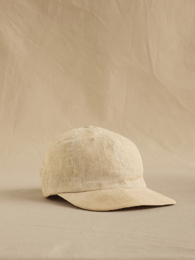 Archive Linen Baseball Cap Women's Size S/M