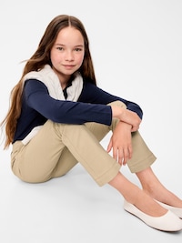 Skinny School Uniform Pants for Girls