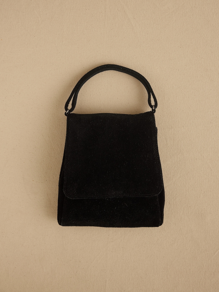 Archive Suede Foldover Mini Bag