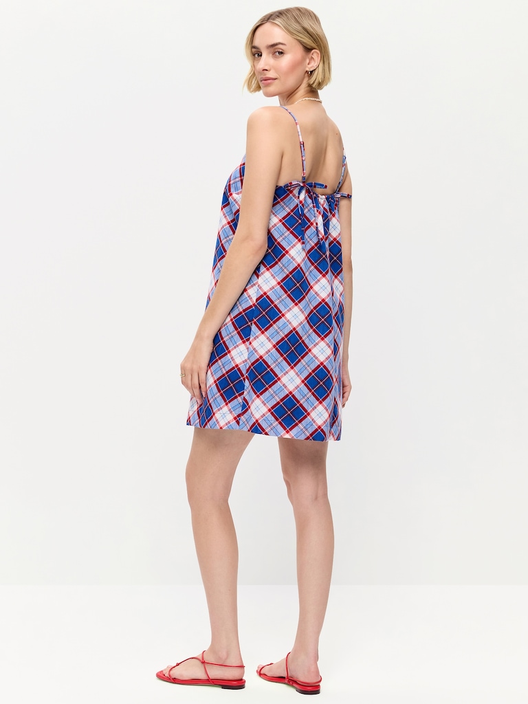 Strappy Mini Shift Dress