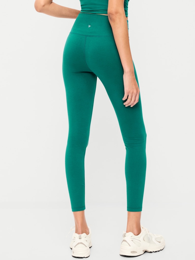 High-Waisted PowerChill 7/8 Cotton Leggings