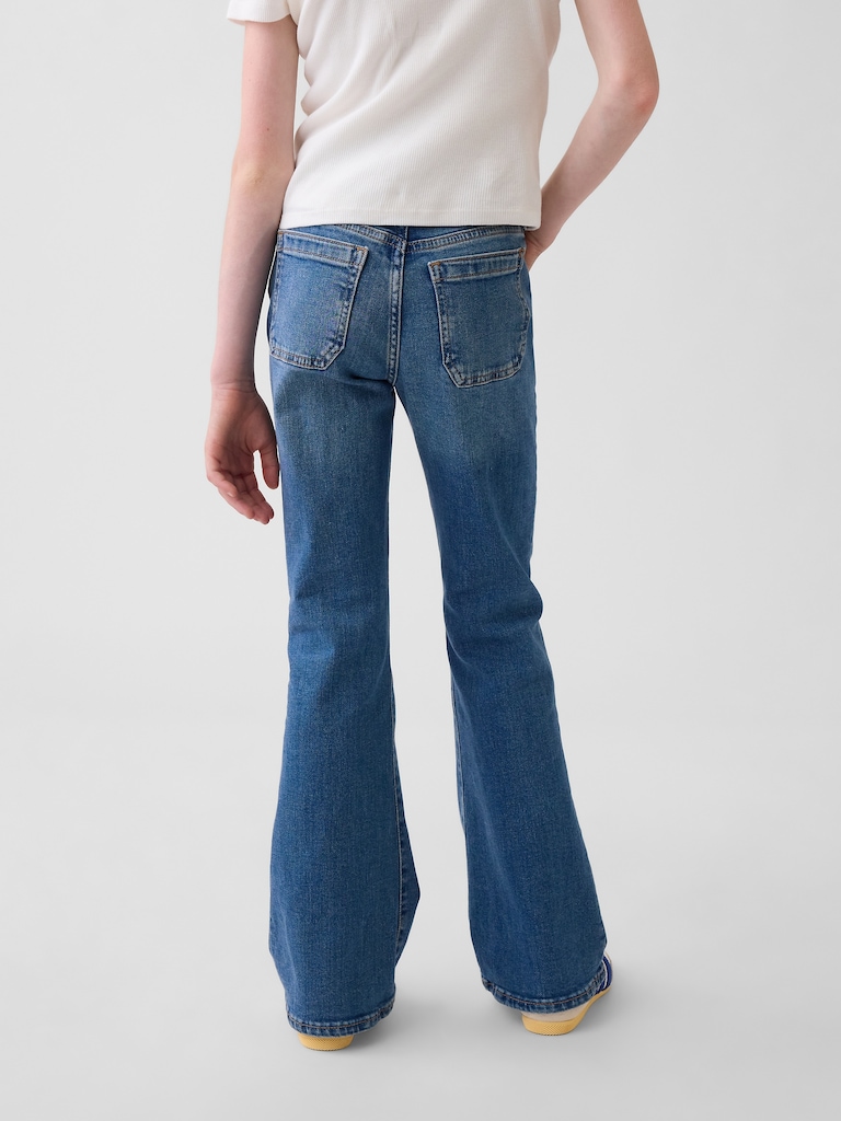 Kids High Rise '70s Flare Jeans