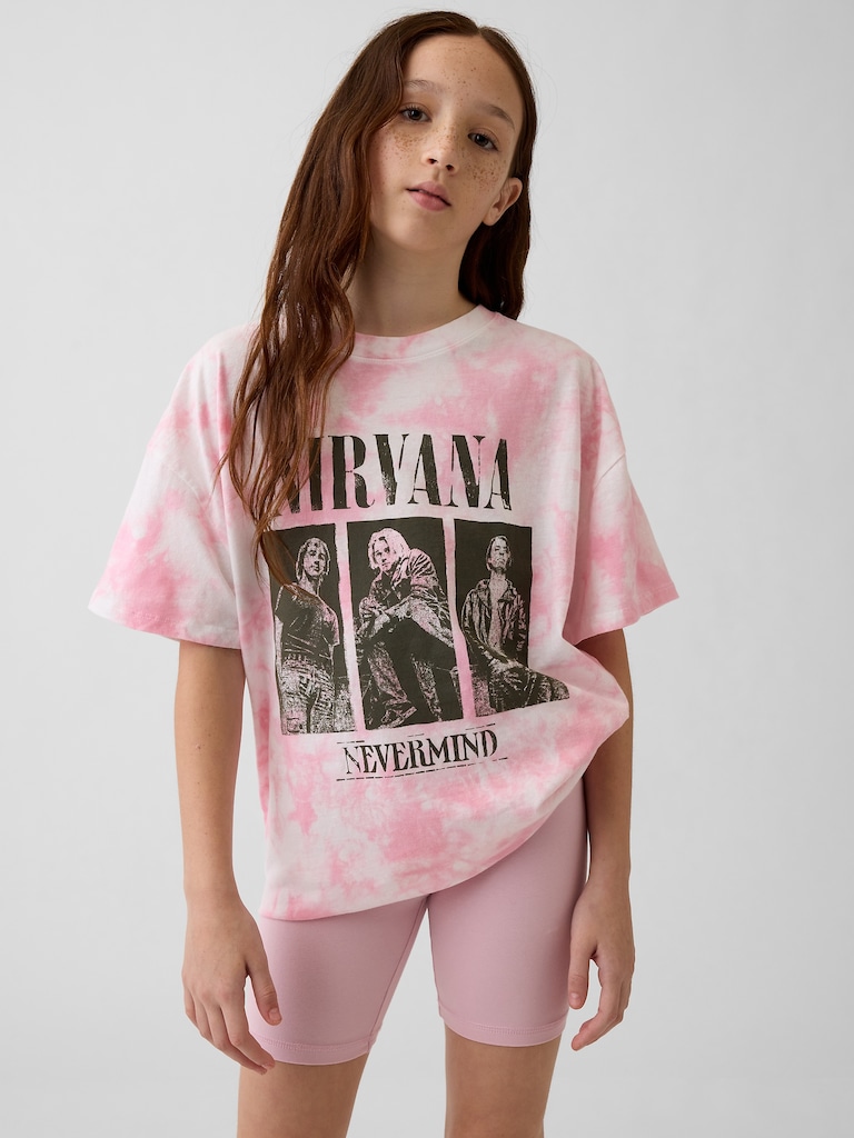 Kids Nirvana Oversized Tunic T-Shirt
