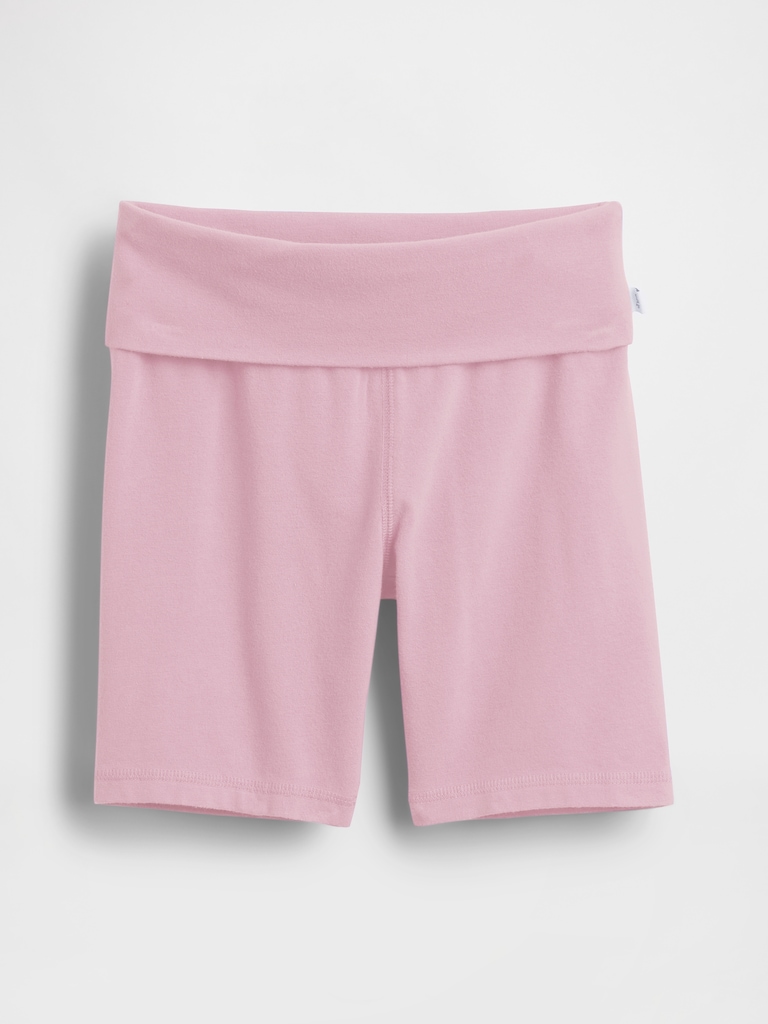 Kids Foldover Bike Shorts