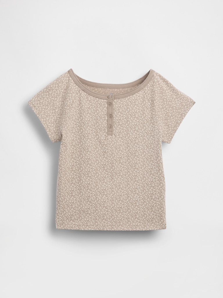 Kids Raglan Henley T-Shirt