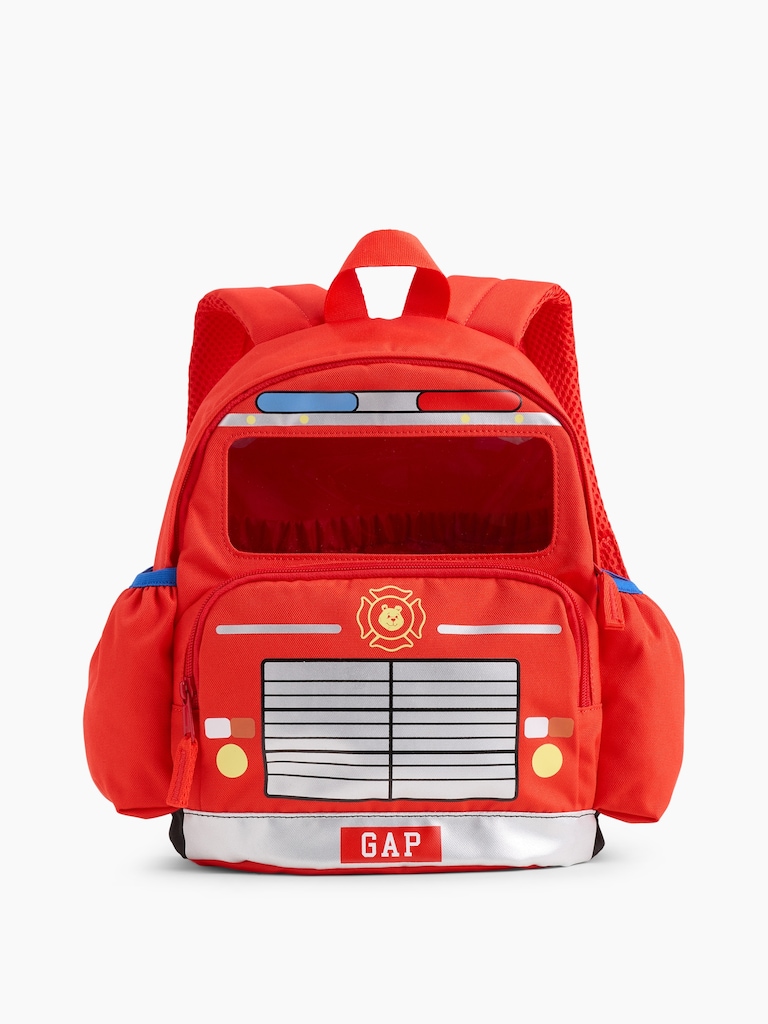 Toddler Firetruck Backpack