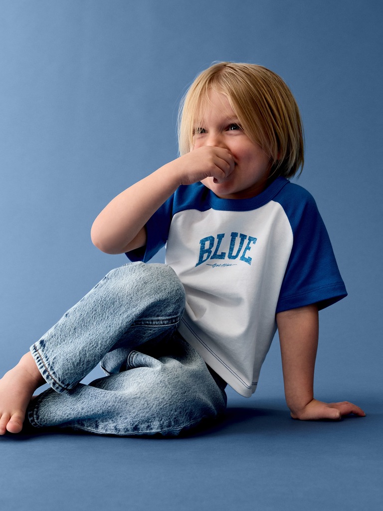 Get Blue Baby & Toddler Raglan T-Shirt